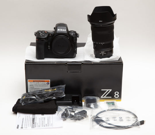 Nikon Z 8 Z8 45.7MP Camera with Nikkor Z 24-120mm f/4 S Lens + 128GB CFExpress