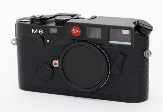 Leica M6 0.72 Black Chrome 35mm Film Rangefinder Camera Body With Box and Strap