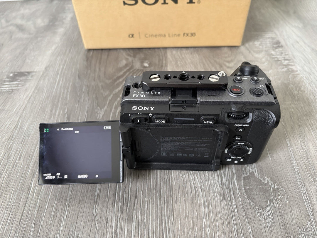 Sony FX30 Cinema Line 26.1MP Cinema Camera w/ Extras
